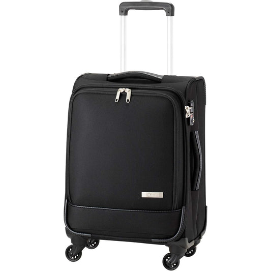 PLUS ONE Suitcase “3015-46” Front open (S size / 55cm/2.9kg) Can be carried on board [PC storage]