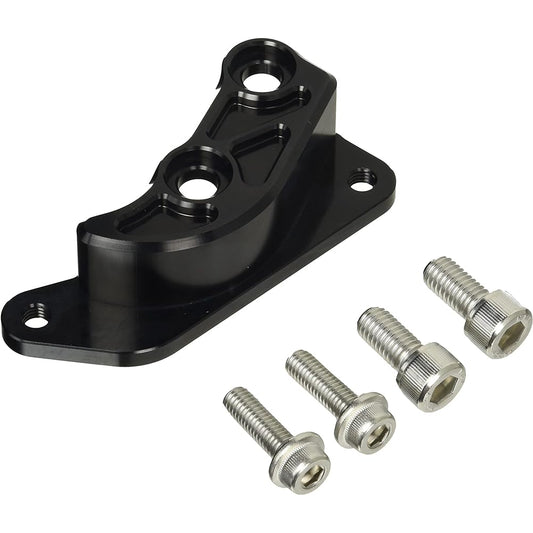POSH Motorcycle Supplies Front Caliper Support Honda 2013-2015 GROM 2013-2015 MSX125 XR50 Motard XR100 Motard APE100 Type D NSF100 for Brembo 4 Pot Black 059155-06