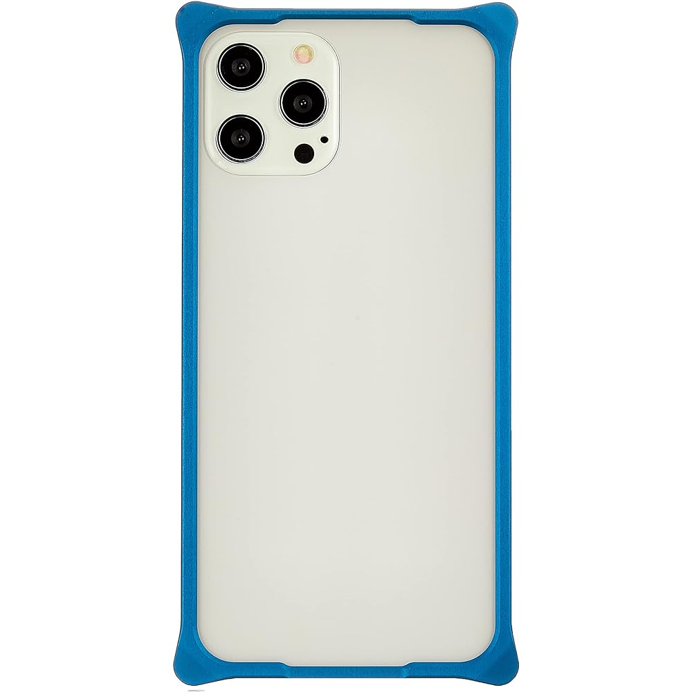 GILD design Solid Bumper iPhone12ProMax Case Machined Duralumin Made in Japan Matte Blue GI-430MBL 43191