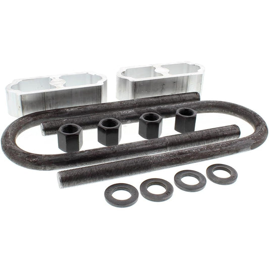 SPEEDWAY MOTORS 1960-72 Chevrolet Pickup 2 inch Rear Low down block Kit coil Spring compatible aluminum block U Bolt shaft Sim option