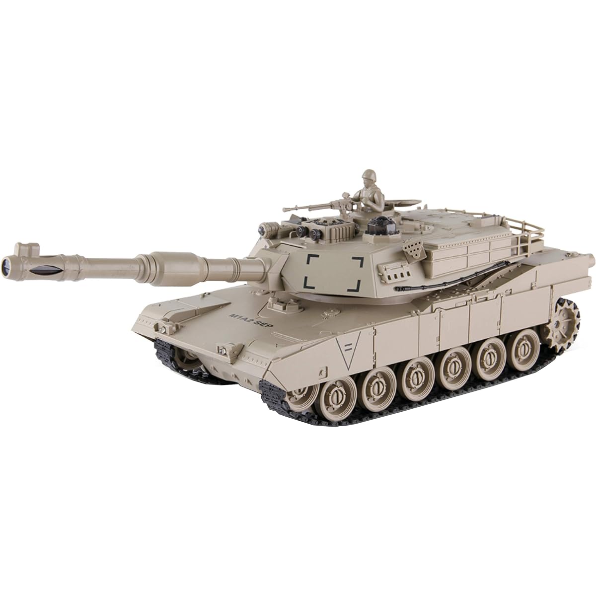 Doyusha RC World Battle Tank American M1A2 Type 27MHz Infrared Battle System Equipped with Electric Radio Control WBT-MA