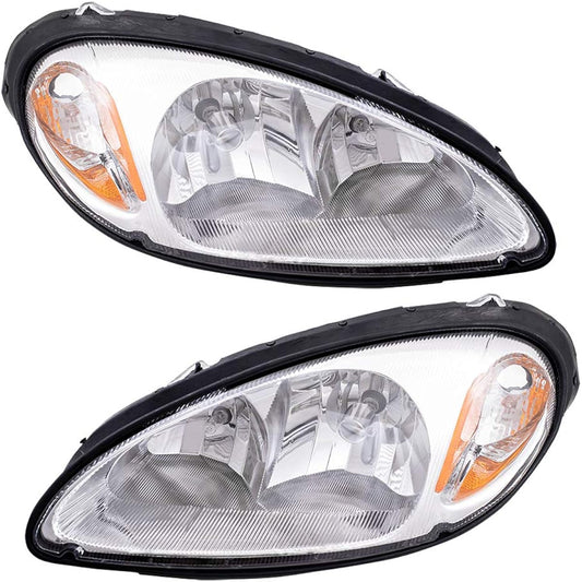 BROCK replacement driver and passenger headlights for passenger seats 2001-2005 PT Cruiser 5288765AI 5288764AI