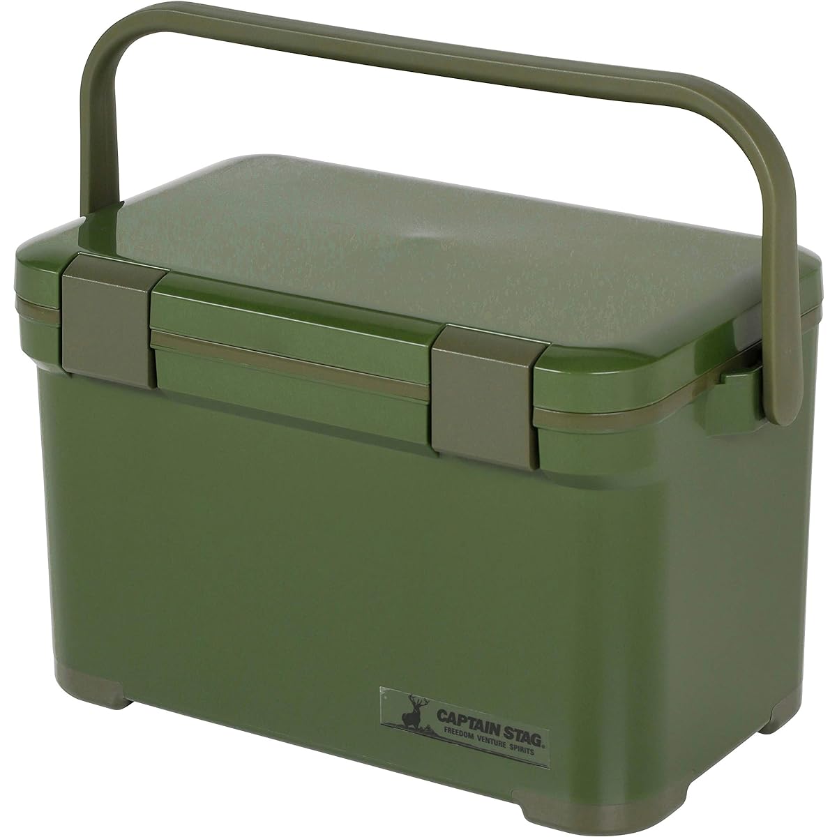 CAPTAIN STAG Cooler Box Jungle Cooler Capacity 20L Comes with drain plug and shoulder pad belt Made in Japan Olive UE-85