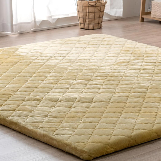 Tansu no Gen Rug 130 x 185 Extra Thick 60mm Washable Cover Included High Resilience 1.5 Tatami Area Rug Mat Carpet Antibacterial Odor Resistant Soundproof 65010005 (86766)