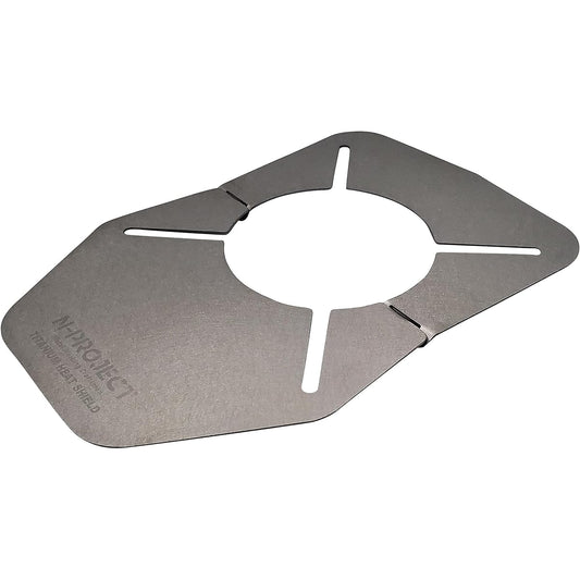 N-project Titanium split type heat shield plate for SOTO ST-310/ST-340 TITANIUM HEAT SHIELD Made in Japan