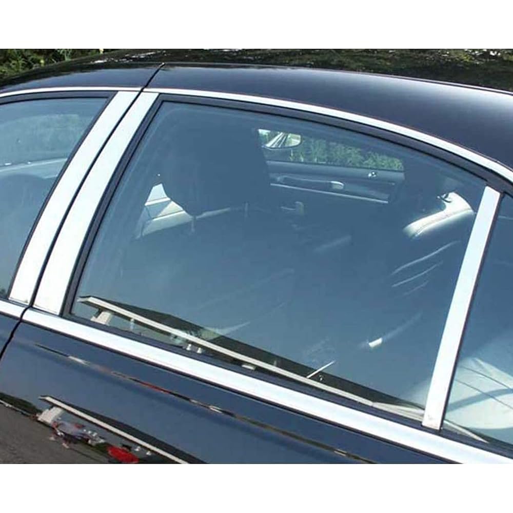 QAA 1998-2011 Lincoln Town Car 6 Piece Stainless Steel Pillar Post Trim PP38681
