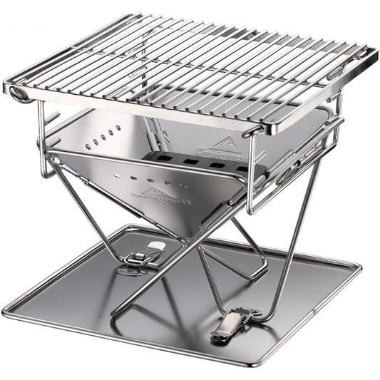 CAMPING MOON XS Bonfire Stand Charcoal Bed Net Bridge Plate Storage Pack Full Set for 4 People X-MINI-Pro.