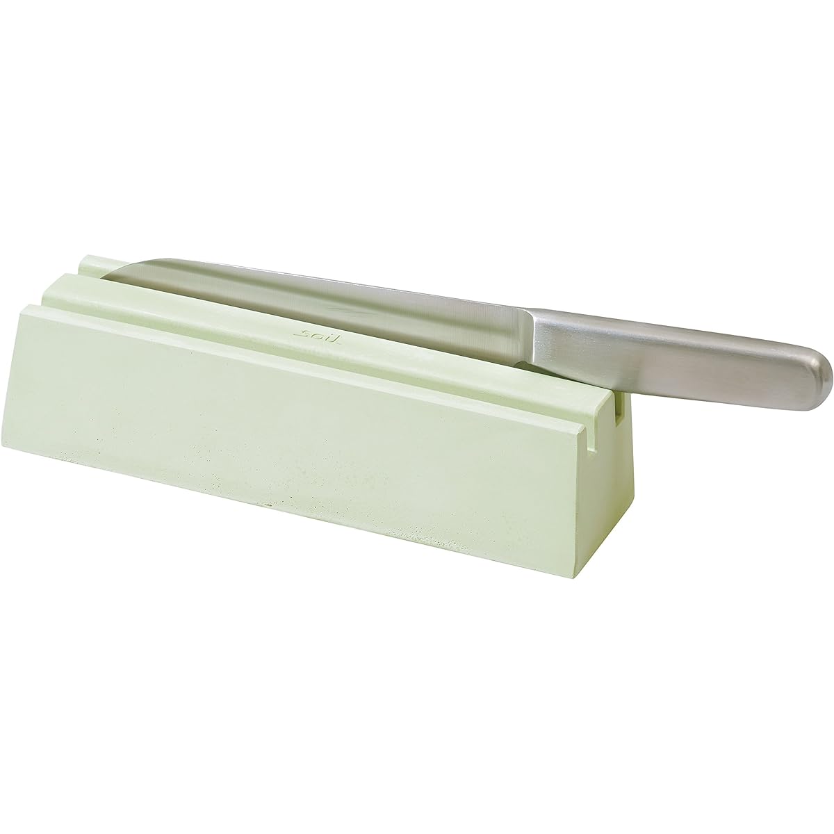 Soil Diatomite Knife Tray Green Knife Stand Made in Japan K351