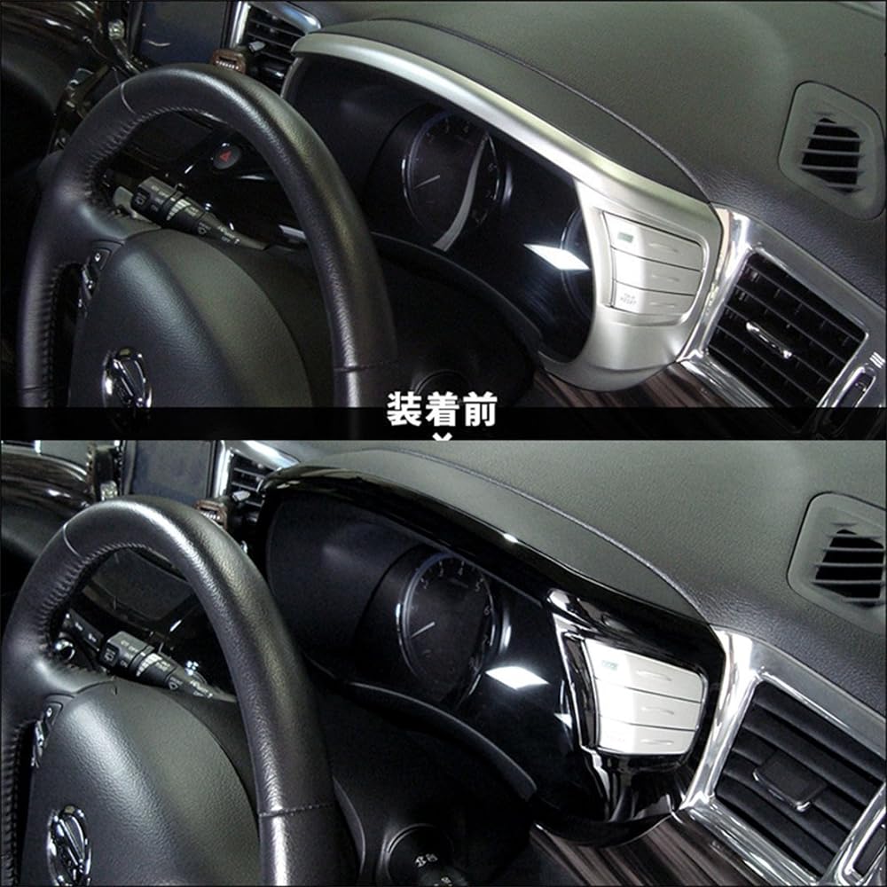 SecondStage Nissan ELGRAND E52 mid-term meter panel piano black SHN0099BLK