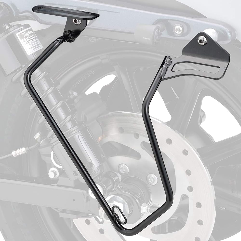 Daytona Motorcycle Side Bag Support for HARLEY-DAVIDSON XL1200/883 Series (04-20) Left Side Saddle Bag Support LINK Gloss Black 99961