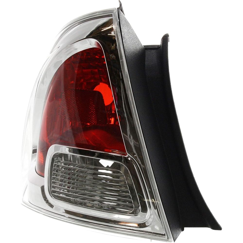 Evan-Fischer Tail Light Lens and Housing Compatible with 2006-2009 Ford Fusion - CAPA Driver Side