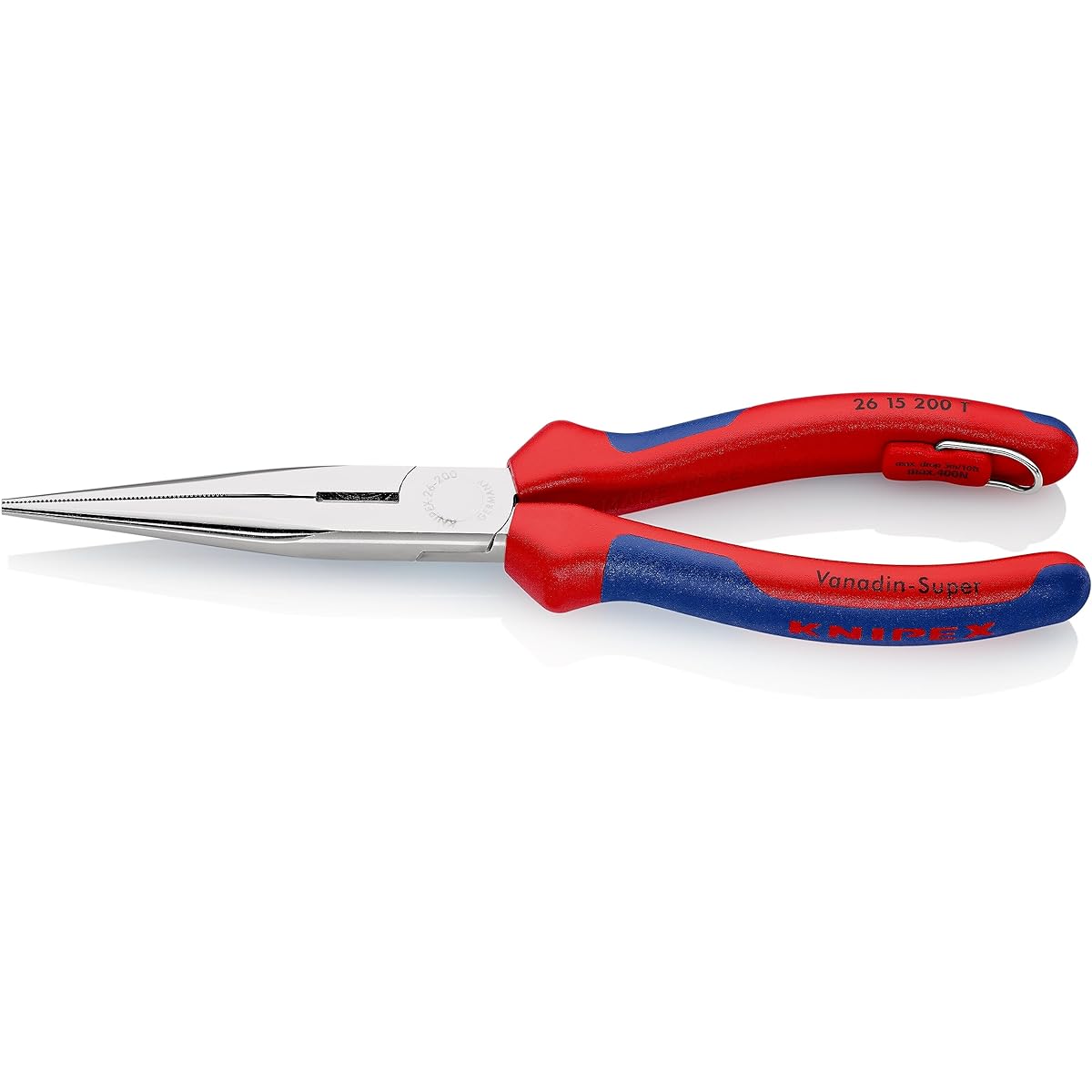 KNIPEX 2615-200TBK long nose pliers fall prevention (BK)