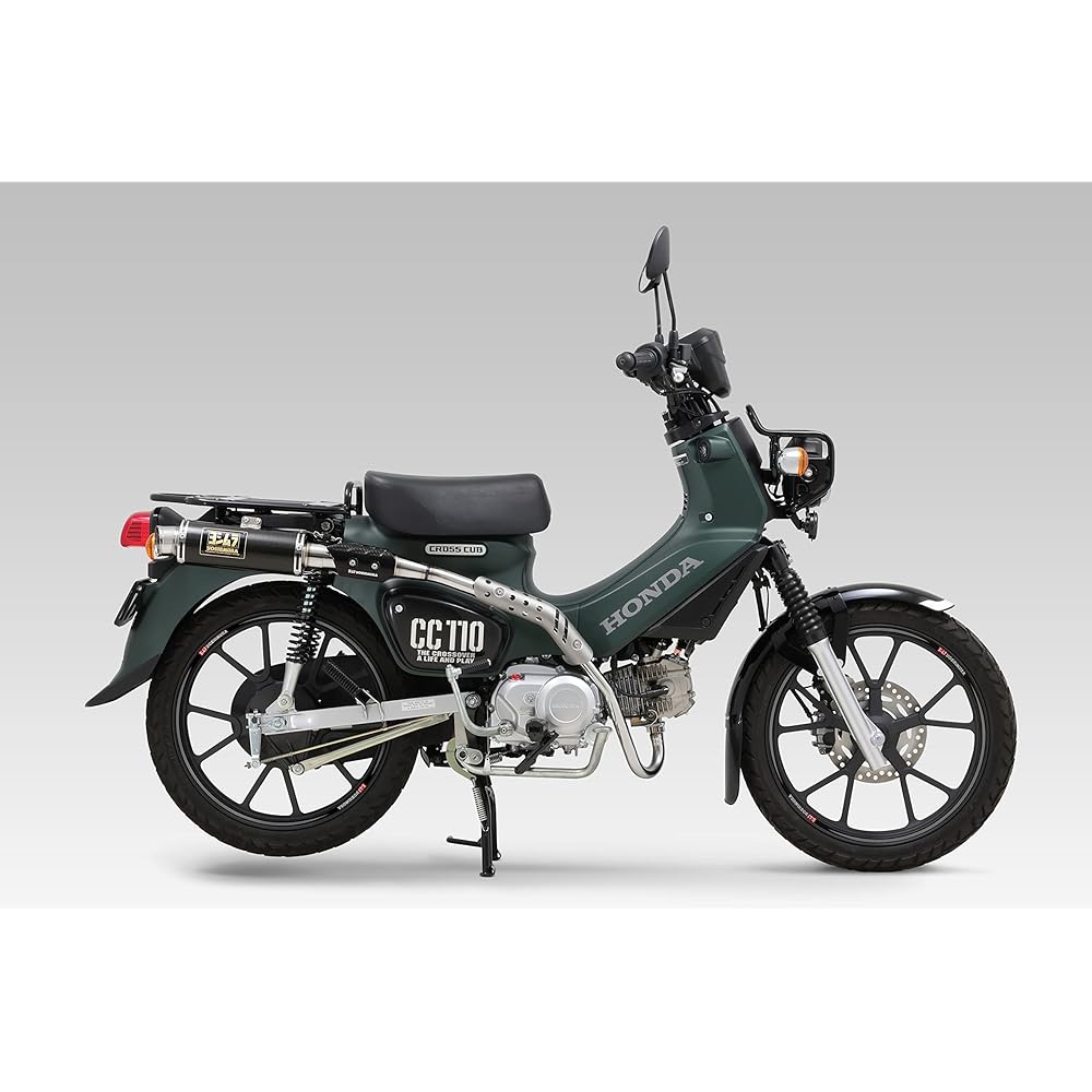 YOSHIMURA Full Exhaust Cross Cub110 (18-21/22) Mechanical Bent GP-MAGNUM Cyclone TYPE-UP EXPORT SPEC Government Certified Carbon YOSHIMURA 110A-46E-5X90