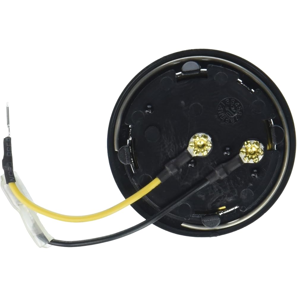 NRG Innovations Steering Wheel Center Push Horn Button - Black with NRG Logo - Part # HT-001NRG