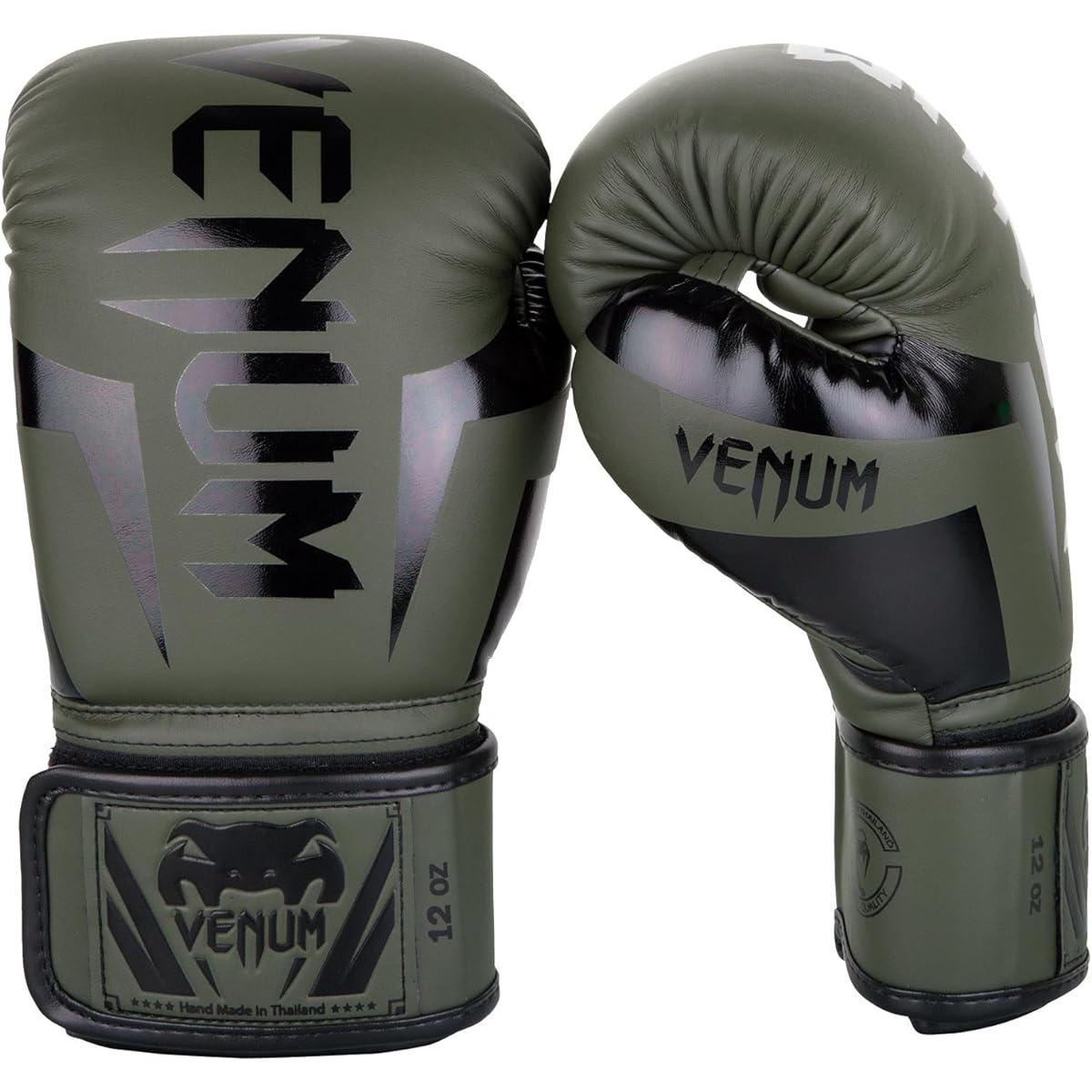VENUM Boxing Gloves Elite - Elite (Khaki/Black)