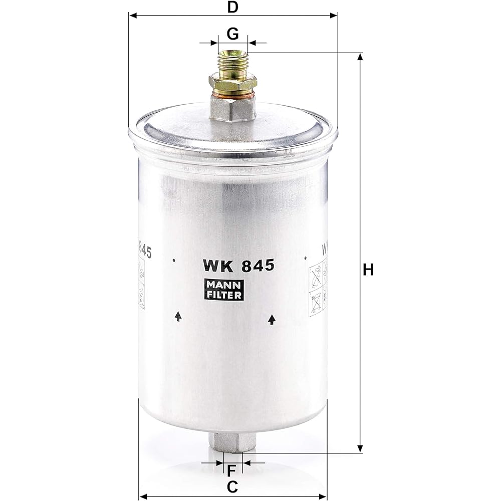 MANN Fuel Element Model Number: WK845 WK845