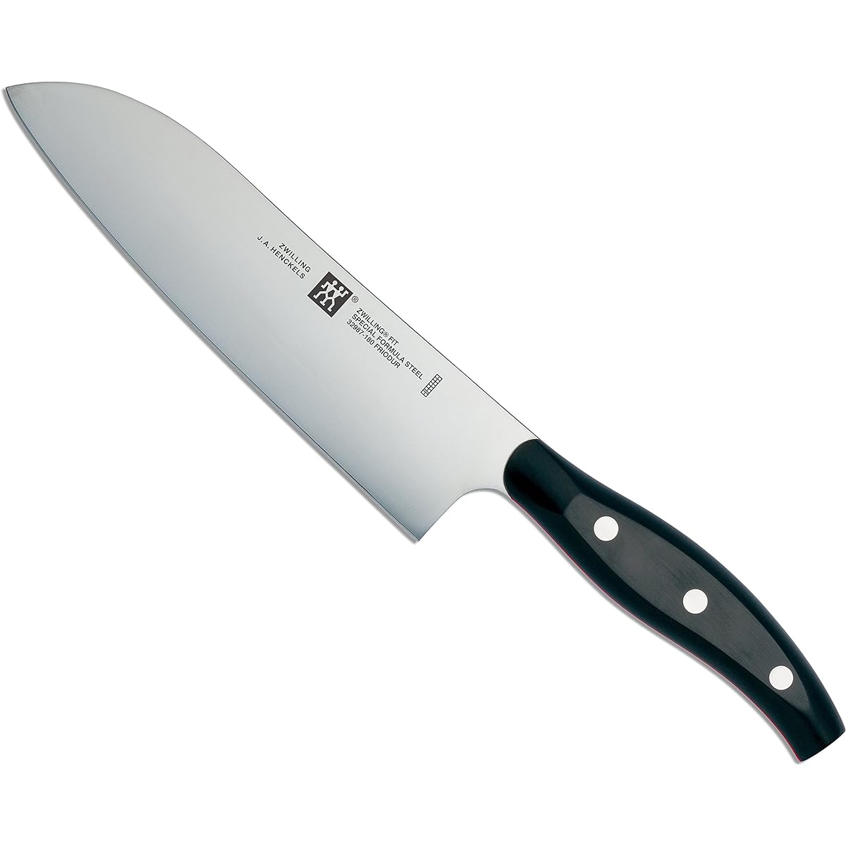 Zwilling "Zwilling Fit Santoku Knife 180mm Made in Japan" Santoku Knife Stainless Steel Made in Seki City, Gifu Prefecture [Authorized Japanese Product] 32987-181