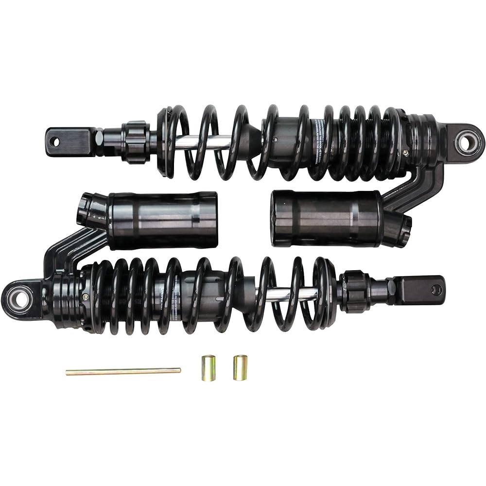 General-purpose Olympus 340mm U-shaped black left and right set/for current cars, old cars, scooters, etc.! ! suspension rear suspension