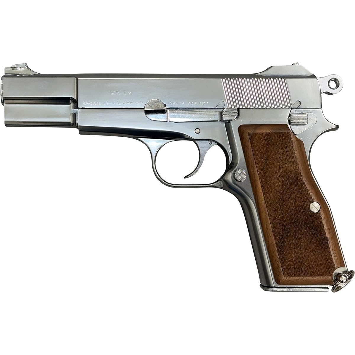 Marushin High Power Canadian Silver ABS Wooden Grip Specification Model Gun Completed Product Ignition Type