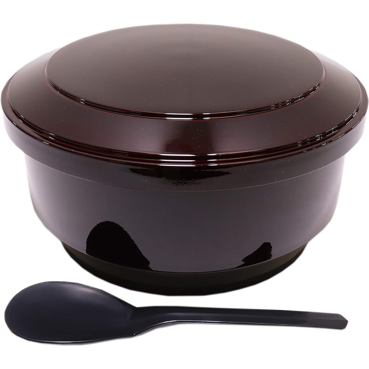 Bowl Izumi rice bowl for 5 people with flat [27φ x 13.5cm, inner size 23.8φ x 10.6cm] ABS resin (7-310-2) Restaurants, inns, Japanese tableware, restaurants, commercial use