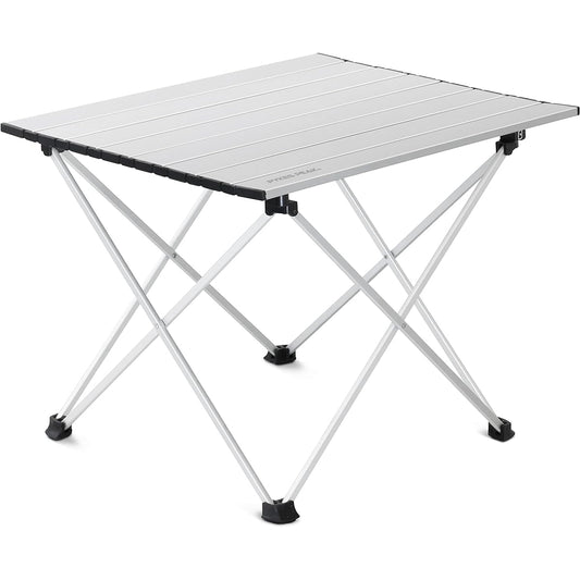 PYKES PEAK Outdoor Table Folding Roll Table Camping Table Compact Easy Lightweight Height 42CM CT-01