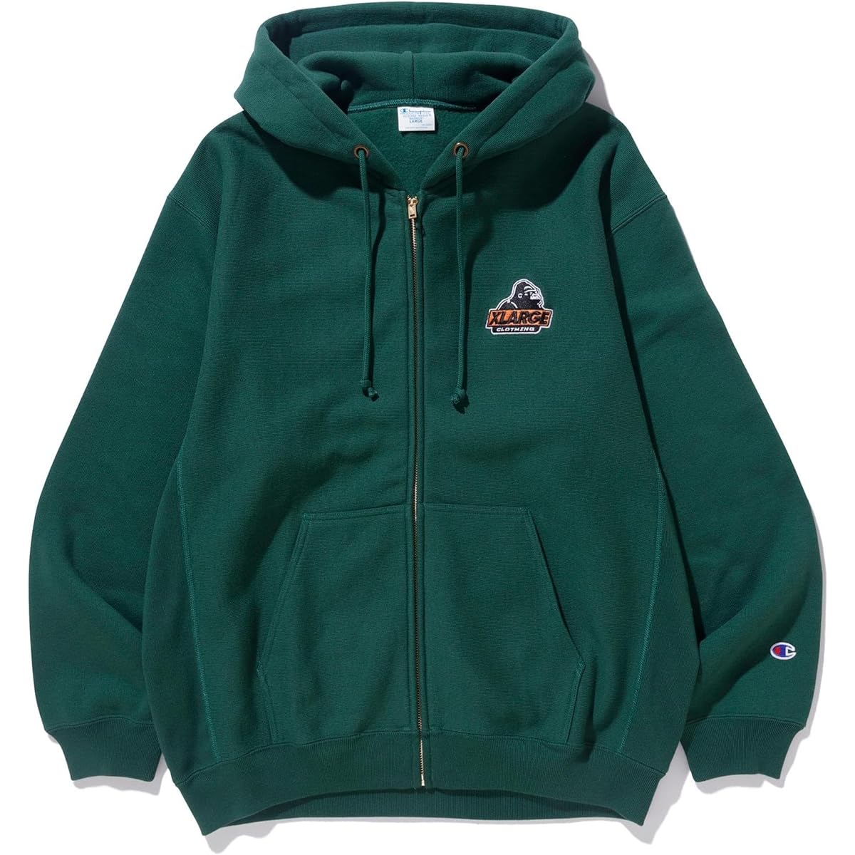 [Extra Large] Hoodie XLARGE×Champion REVERSE WEAVE FULL-ZIP HOODED SWEAT Men's