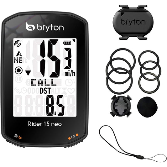 Bryton Rider 15Neo C Cycle Computer/Bicycle Navigation/Equipped with touch screen/Equipped with GPS/Speedometer/Up to 16 hours on a single charge (with cadence)