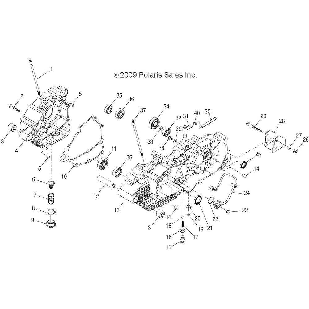 Polaris RZR Oil Seal Genuine OEM Parts 0452341 Quantity 1