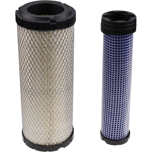 DVPARTS Air Filter Set P821575 & P822858 Donaldson FPG05 Air Cleaner Bobcat 6672467 6672468 PM252Z PM260Z PM272Z Kawasaki 11013-7044 & 11013-700 45