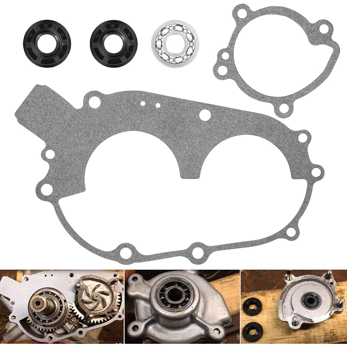 HIHITOMORROW POLARIS Water Pump Bearing Seal Gasket Revived Kit All 350 400 2 Stroke 1990-2003