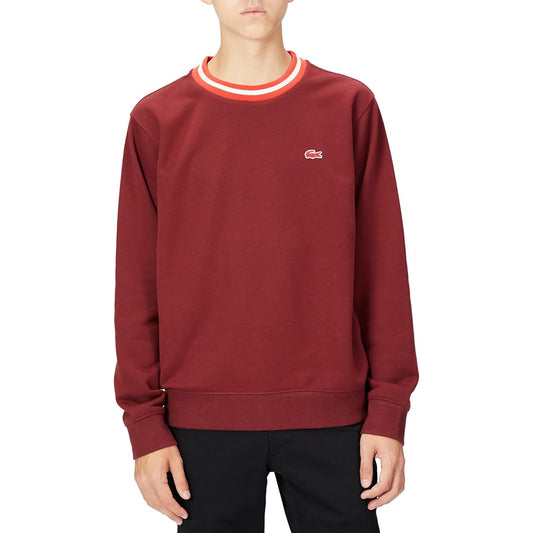 [Lacoste] Official Line Crew Neck Sweatshirt Men's SH062EL