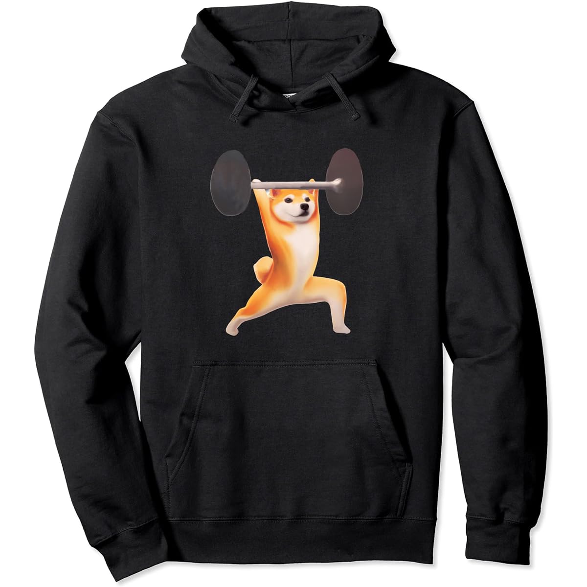 Shiba Inu Dog Funny T-Shirt Dog Muscle Training Text Men's Funny Funny Clothes Funny Goods Text T-Shirt Neta Hoodie