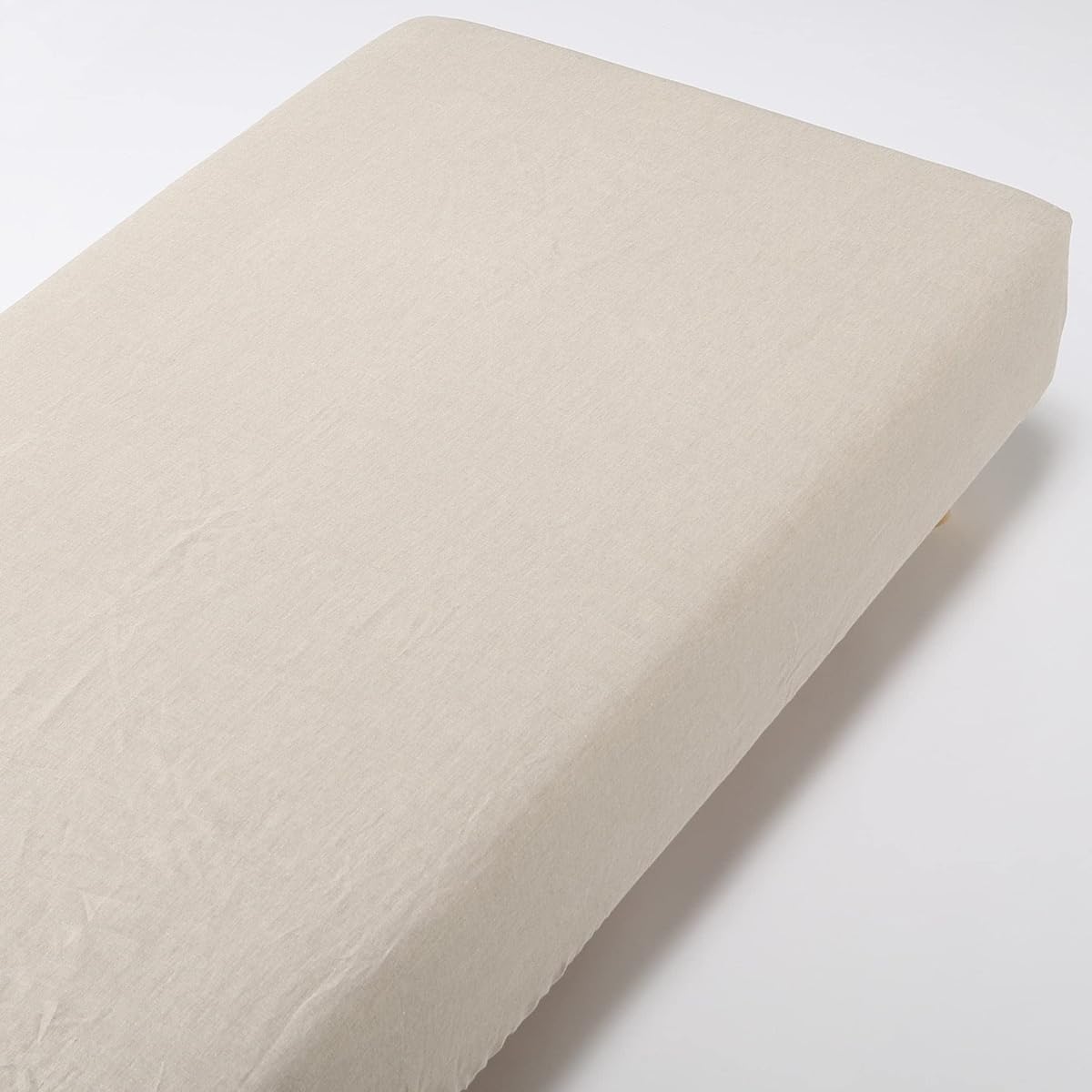 MUJI Hemp Plain Weave Fitted Sheet/SS Generation 44795538