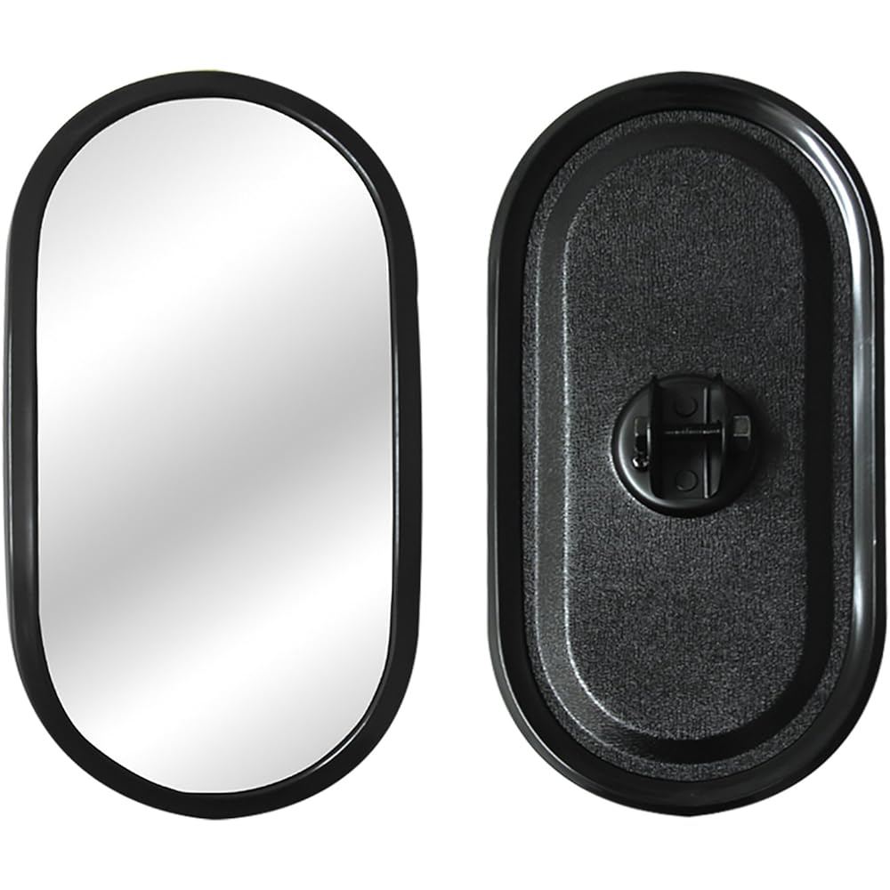 KG0801 Universal Side Mirror (Black) H300 Oval Shape 310L x 160W (Single Item)
