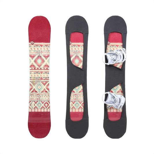 MONS Snowboard Knit Cover Sole Cover Velcro Strap Type | Fabric Soft Breathable Stretch Heather Gray (Made in Taiwan)