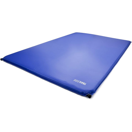 Chinook Trailside Trail Rest D/W Self-Inflating Mat Blue 29220