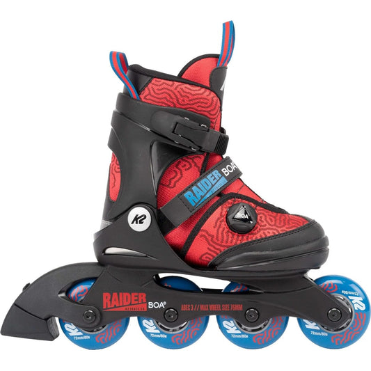 [Ketsu] Junior Inline Skates RAIDER BOA Red/Blue I220200501 1-5/19.5cm-23.0cm