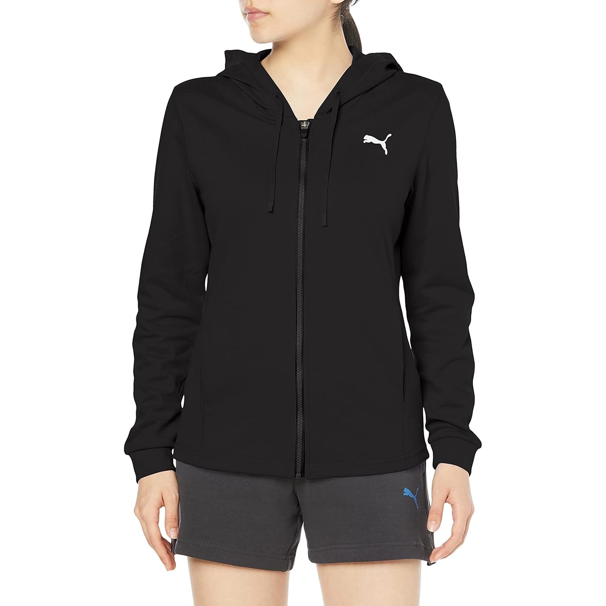 PUMA 674957 Women's Moisture Absorbent Quick Drying UV Protection Parka MODERN SPORTS Full Zip Hoodie