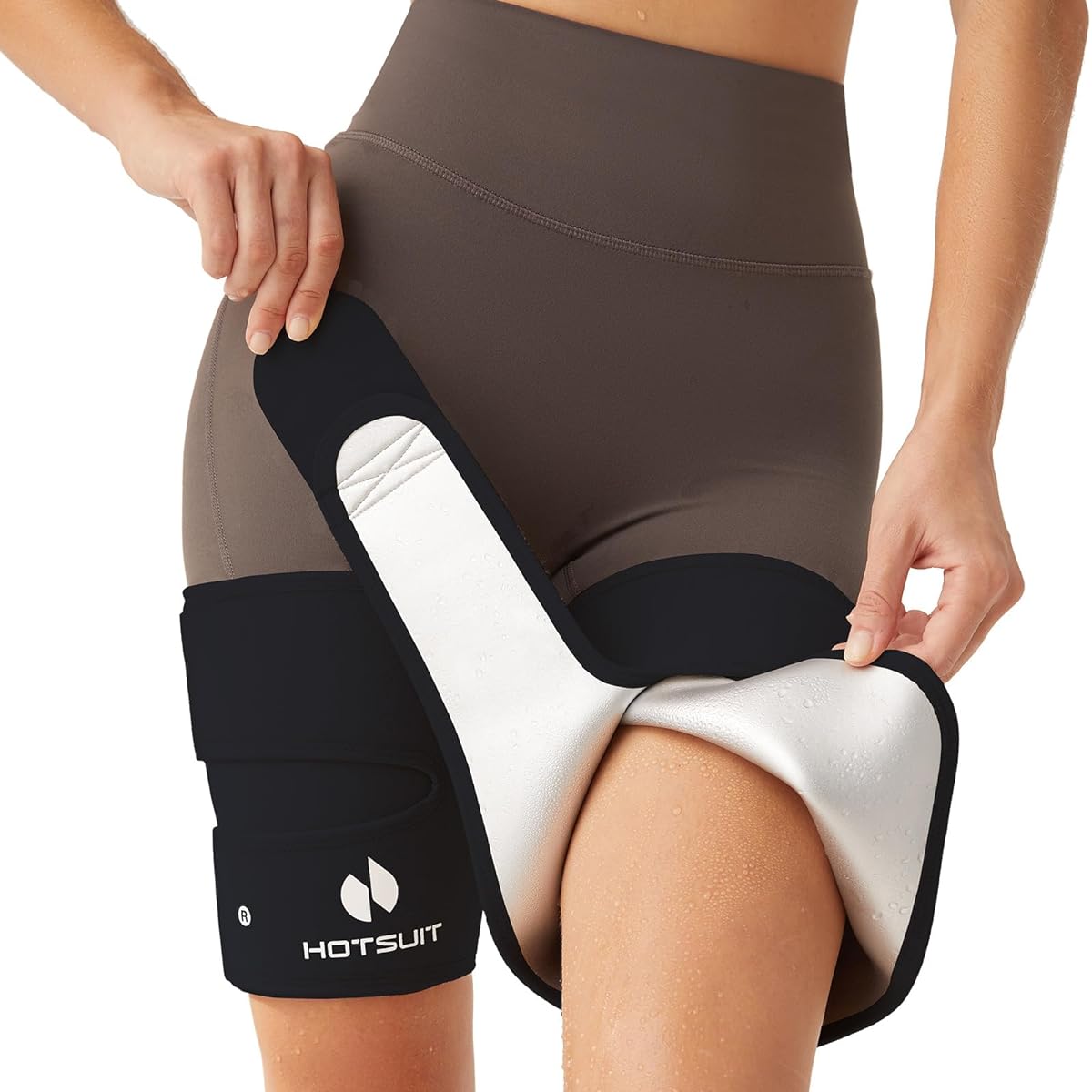 [HOTSUIT] Thigh Shaping Belt for Thighs [1 set for left and right] Diet Belt, Sauna Belt for Thighs, Sweating Belt, Legs, Diet, Adjustable Levels, For Fitness, Exercise, For Thighs, For Room Use