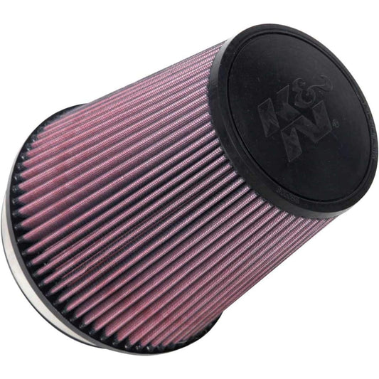 K & N Universal Lump On Air Intake Filter: High performance, premium, washing, replacement air filter: Flange diameter: 6 inches, 8 inches, flange length: 1 inch, shape: Round tapered, RU-1020