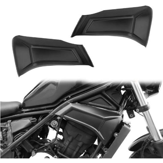 Compatible with Honda Rebel 250/500 CM/CMX300/500 2017-2022 Engine Cover Guard Specially Designed Side Panel Mud Black Scratch and Dirt Prevention Protector Protection Dress Up Left and Right Set Custom Product