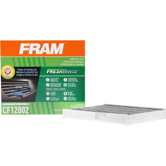 Fram Fresh Breeze Cabin Air Filter Arm & Hammer Baking Soda with Soda CF12002 For Kiura Car