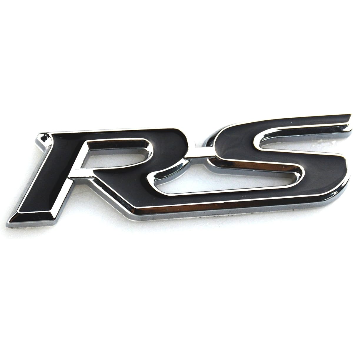 AIMOLL RS Emblem badge 1 point Camaros volley series 3D logo (chrome black)