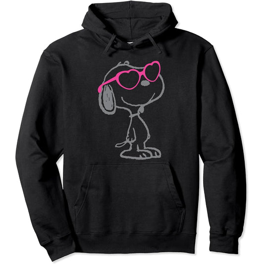 Peanuts Snoopy Heart Shade Vintage Classic Comic Fan Hoodie