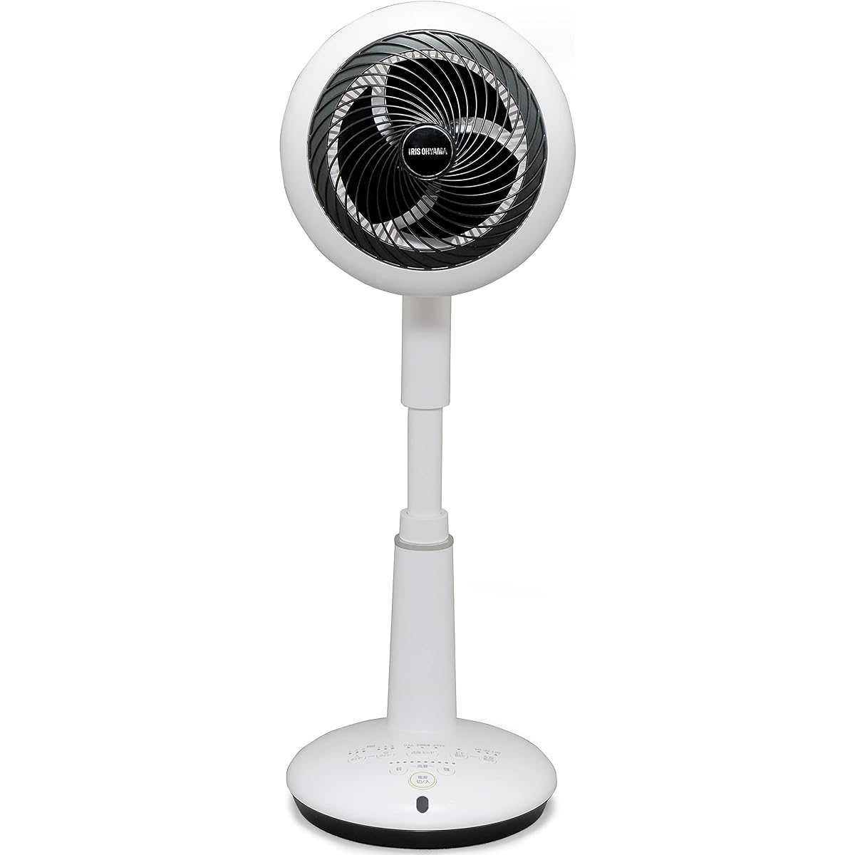 [For power saving measures] Iris Ohyama Electric Fan Circulator [2022 Model] Swings up and down, left and right, 24 tatami mats, Powerful ventilation DC motor, Remote control included, Equipped with clothes drying mode, White KSF-DC151T
