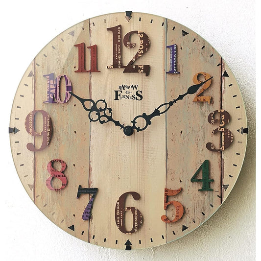 Interform Wall Clock Radio Controlled Clock Anberg CL-8931 φ30 Radio Controlled Step Movement