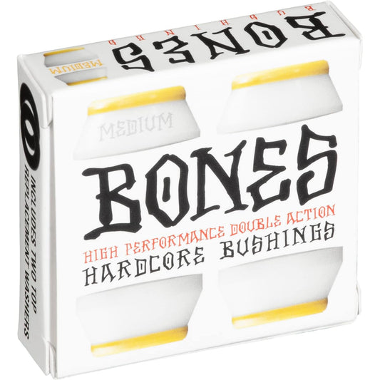 [BONES Skateboard Bush] HARDCORE BUSHING [3 colors] [3 sizes] NO02 (White)