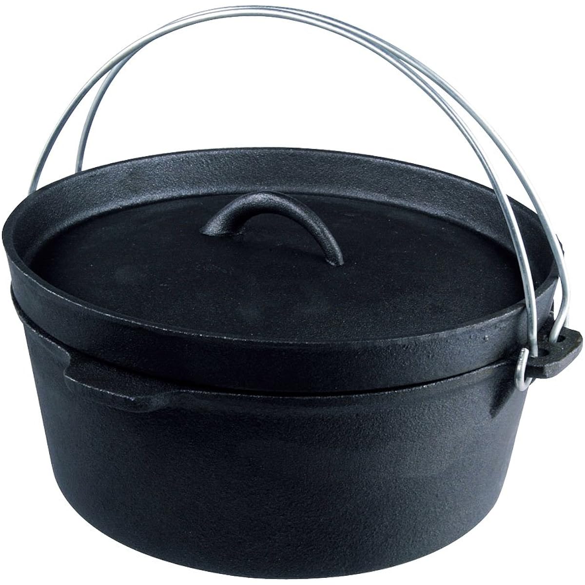 BUNDOK Dodge Oven with Lid Lifter BD-381 4.2L Barbecue Camping Cooking Black
