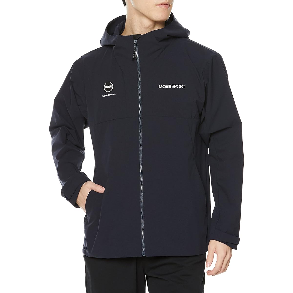 [DESCENTE] MOVESPORT Windbreaker, Lightweight, Water Repellent, Stretch, Sleeve Adjuster, Training, Men's