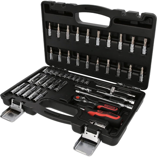 KS TOOLS 1/4" CHROMEplus Socket set 47 pcs 918.0847